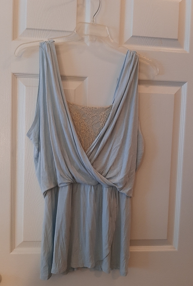 Kenar Light Blue Top
